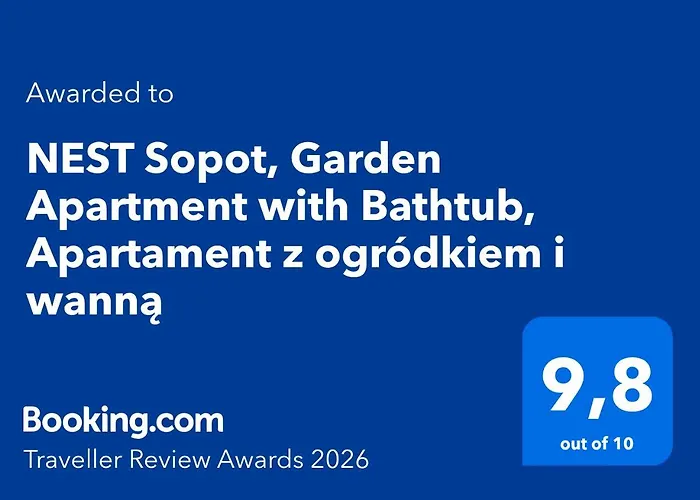 Appartamento Nest Sopot, Garden With Bathtub, Z Ogrodkiem I Wanna *